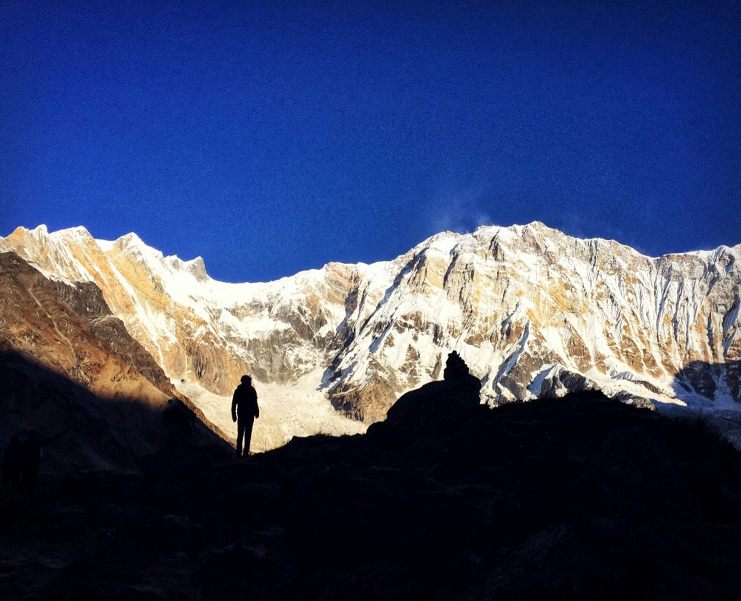 Trail through the Annapurna region of Nepal