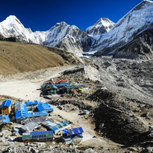 Gorak Shep in the Khumbu, on the approach to Lobuche East, Nepal
