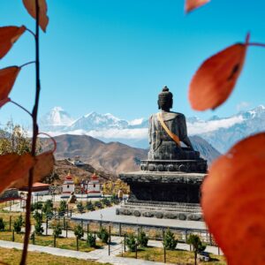 Muktinath, on the Annapurna Circuit below Thorong La, Nepal