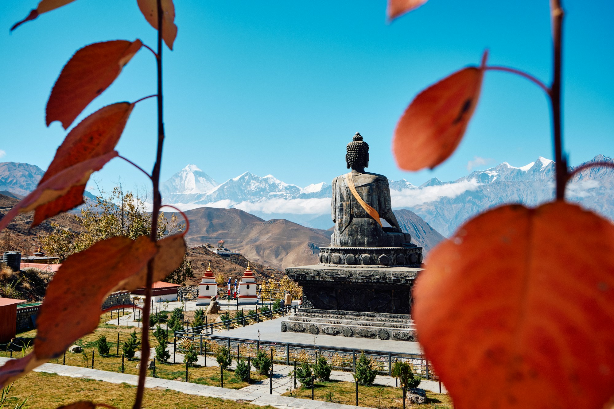 Muktinath, on the Annapurna Circuit below Thorong La, Nepal